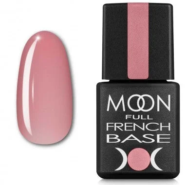 nail polish plane trough-Moon Full Base French Color Gel Nail Polish 0.27 oz 1