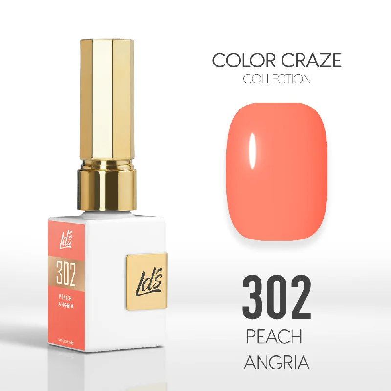 nail polish ember vise-LDS Color Craze Gel Nail Polish - 302 Peach Sangria - 0.5oz