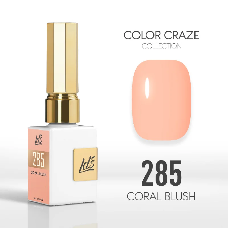 nail polish ray hedge-LDS Color Craze Gel Nail Polish - 285 Coral Blush - 0.5oz