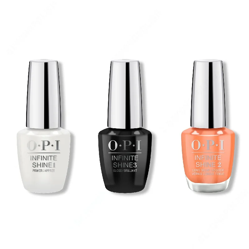 nail polish velvet zephyr-OPI - Infinite Shine Combo - Base, Top & Endurance Race To The Finish - #ISL06