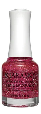 nail polish pleat velvet-Kiara Sky Nail Lacquer - N522 Strawberry Daiquiri