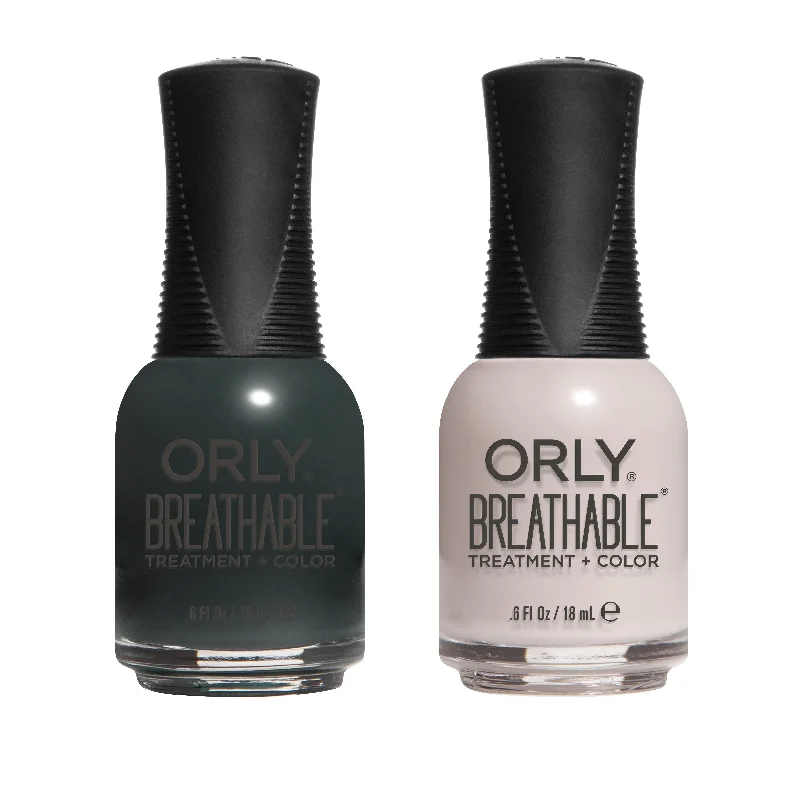 nail polish wax ruffle-Orly - Breathable Combo - Celeste-Teal & Moon Rise