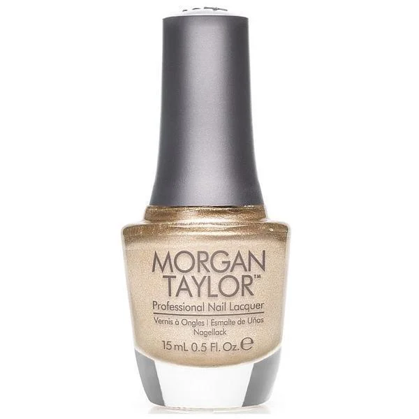 nail polish satin gust-Morgan Taylor Nail Polish - #075 Give Me Gold(#50075) - 15ml