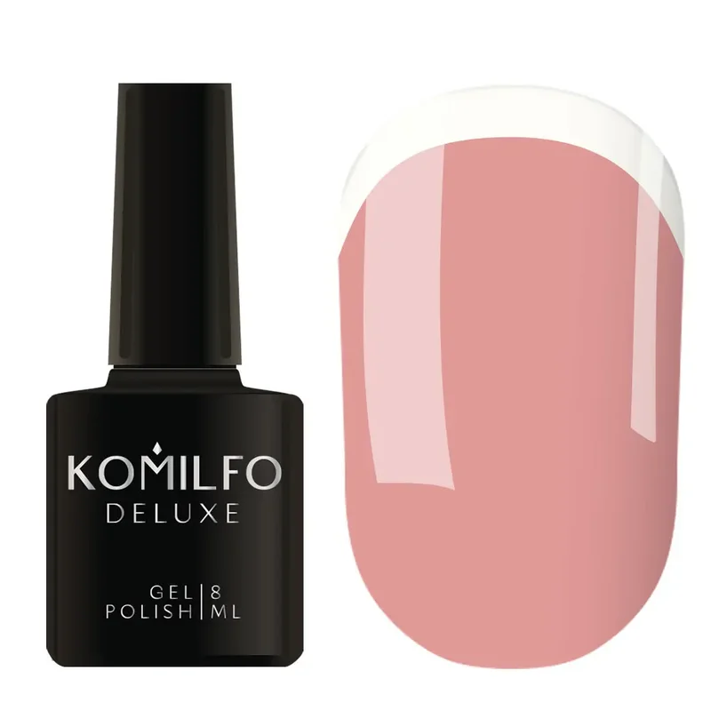 nail repair home remedies-Komilfo Gel Polish French Collection F006 8 ml