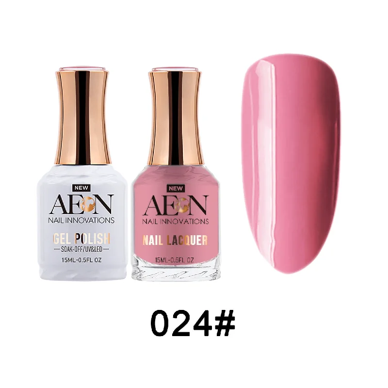 nail polish tumbler wall-Aeon Gel & Lacquer - In Carnation  - #24