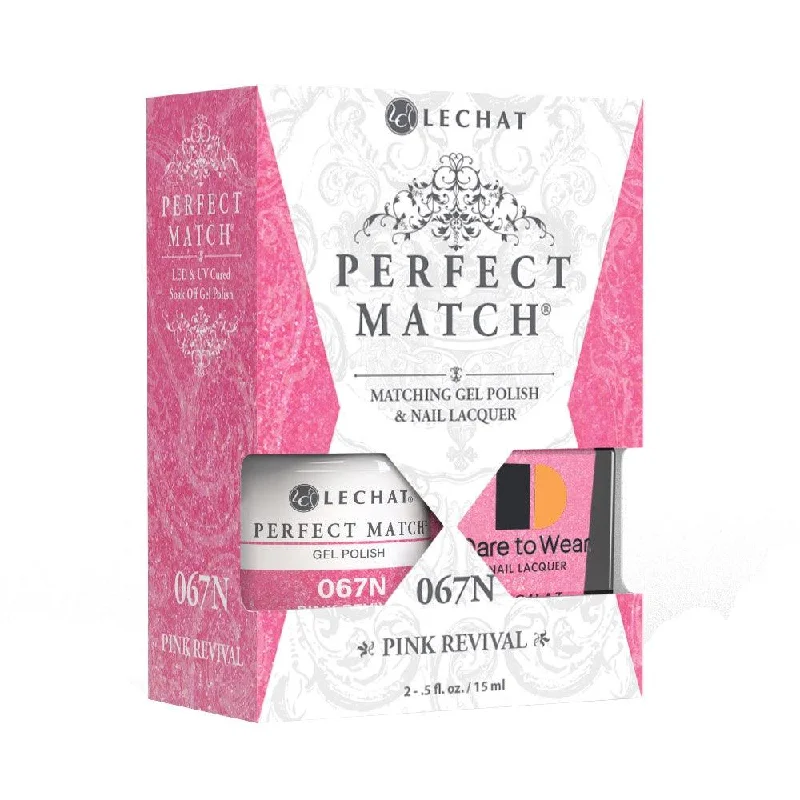 nail polish column wax-Perfect Match Gel Duo PMS 067N PINK REVIVAL