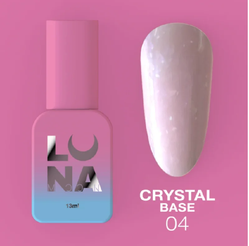 nail repair with tea bag-LUNA Crystal Base 4, 13ml