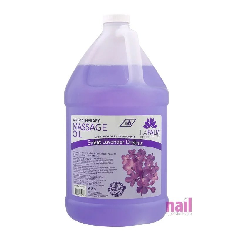 nail repair after acrylics-La Palm - Massage Oil | Lavender - Bulk Size - Gallon