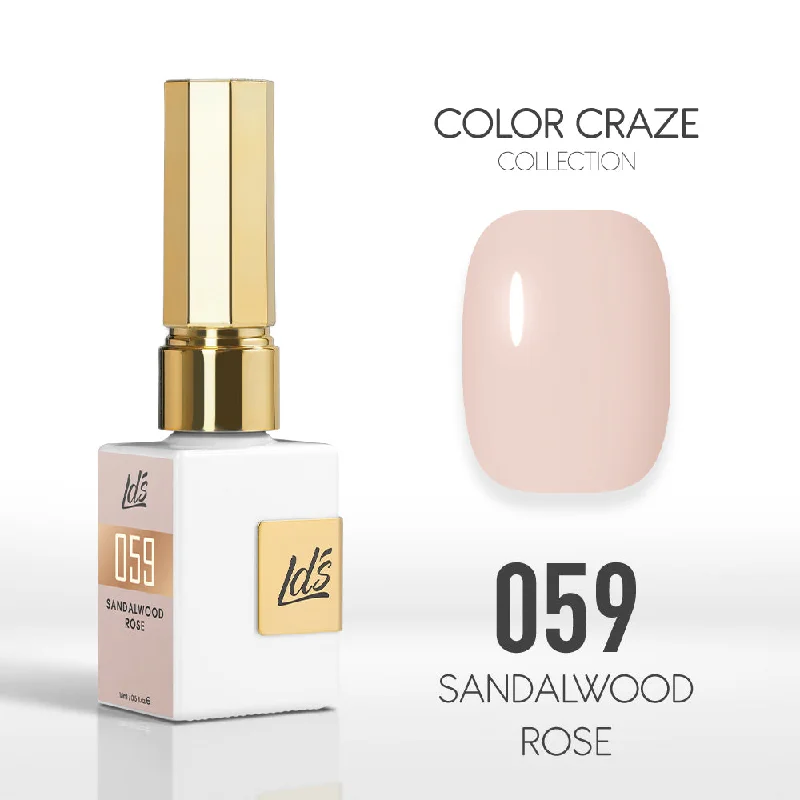 nail polish moon tree-LDS Color Craze Gel Nail Polish - 059 Sandalwood Rose - 0.5oz