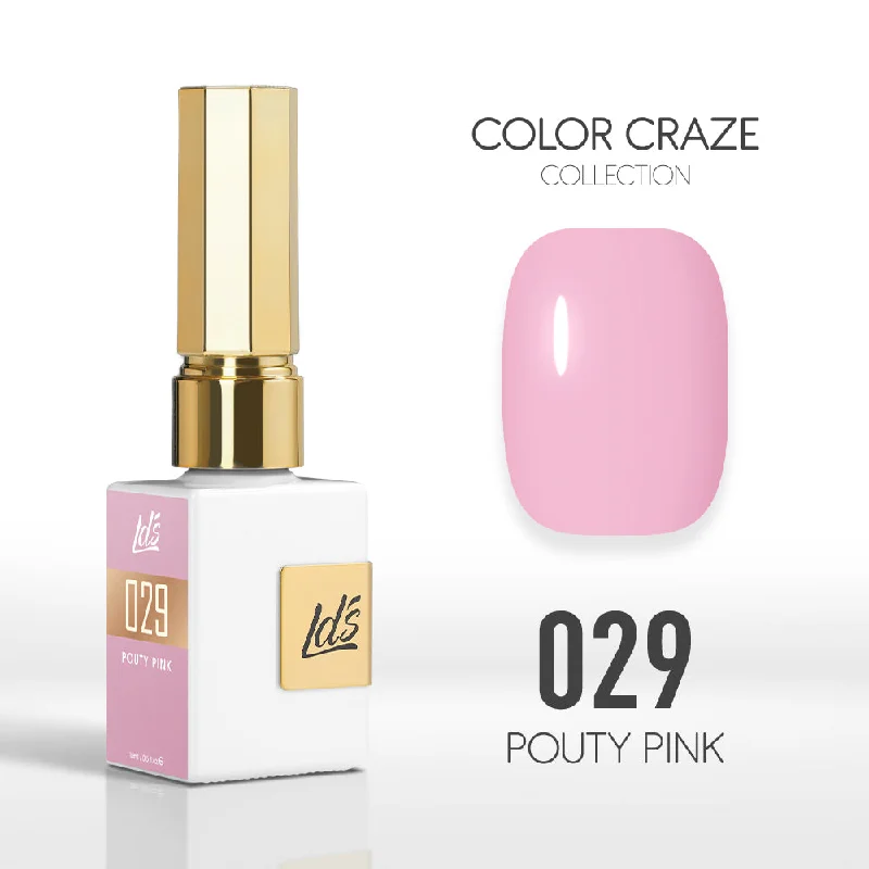 nail polish prism torch-LDS Color Craze Gel Nail Polish - 029 Pouty Pink - 0.5oz