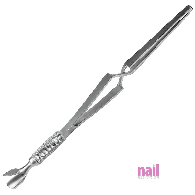 nail repair for nail wellness-ProTool Cuticle Pusher & C-Curve Tool 2-In-1 | Remove - Pinch - Scrape - Squeeze - Each