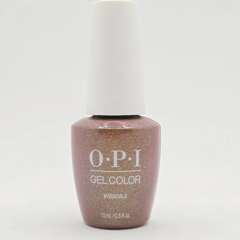 nail repair with UV gel-OPI GC H014 - #VIRGOALS