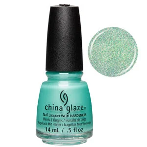 nail polish idol cask-China Glaze Nail Varnish 14ml - Green Glitter