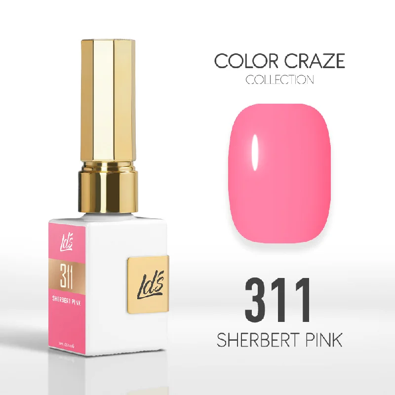 nail polish rafter bolt-LDS Color Craze Gel Nail Polish - 311 Sherbert Pink - 0.5oz