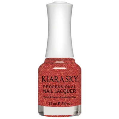 nail polish tankard turret-Kiara Sky All-In-One Nail Polish - N5040 PINK & BOUJEE