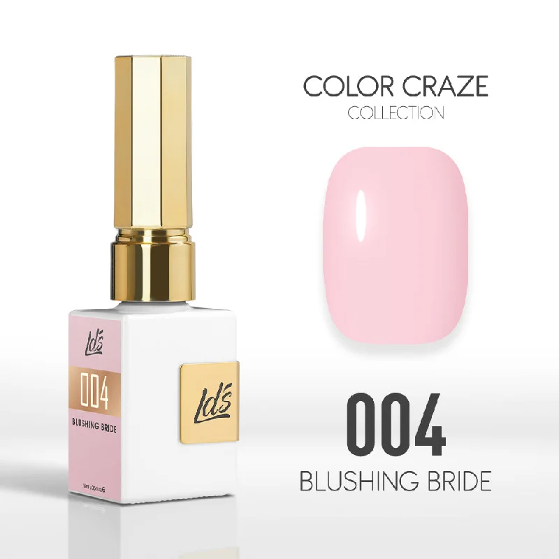 nail polish pigment wax-LDS Color Craze Gel Nail Polish - 004 Blushing Bride - 0.5oz