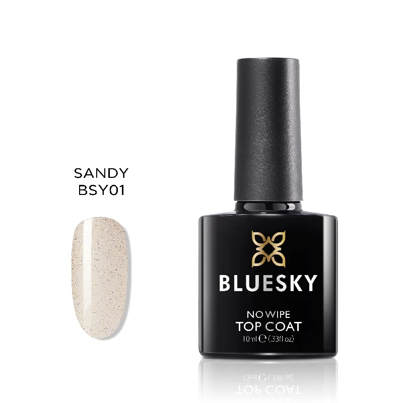 nail polish parchment gem-Basics | No Wipe Smart Top Coat - Sandy