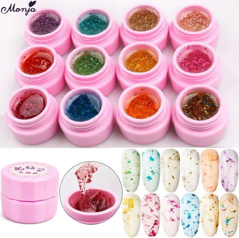 nail polish tapestry journey-Flower Gel Full Set 12 colors