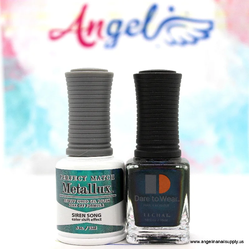 nail polish martini hearth-Perfect Match Gel Dou Metallux MLMS 12 SIREN SONG