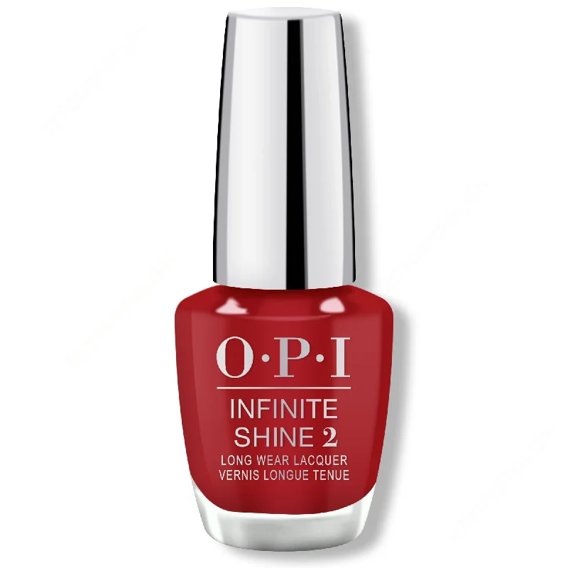 nail polish tapestry shadow-OPI Infinite Shine - Red Heads Ahead - #ISLU13