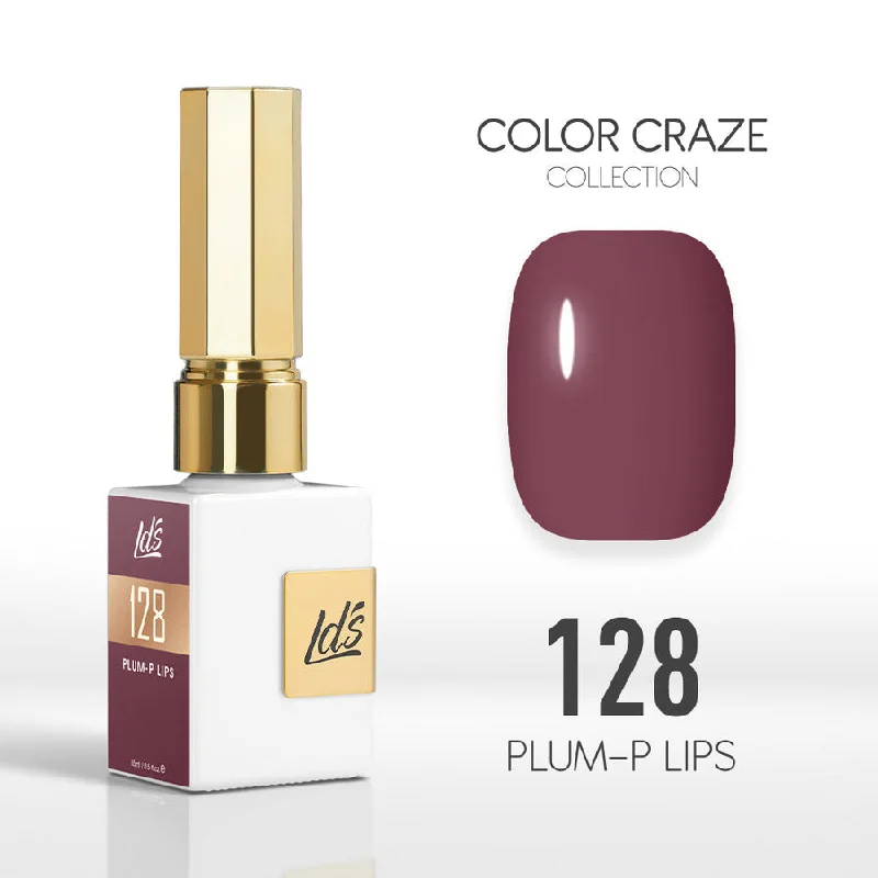 nail polish saw pump-LDS Color Craze Gel Nail Polish - 128 Plum-p Lips - 0.5oz