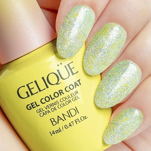 nail polish cloak candle-Gelique - GP654 Sugar Pop Yellow