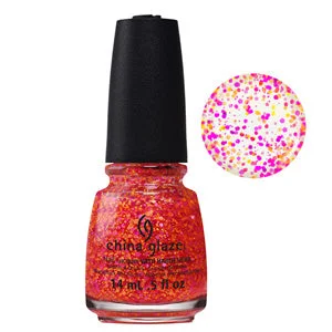 nail polish totem keg-China Glaze Nail Varnish 14ml - Multi-Coloured Glitter