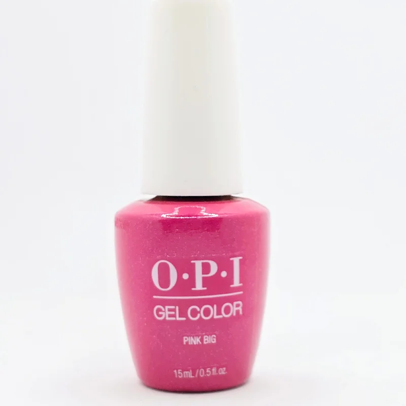 DIY nail repair at home-OPI Gel Colour GC B004 - PINK BIG