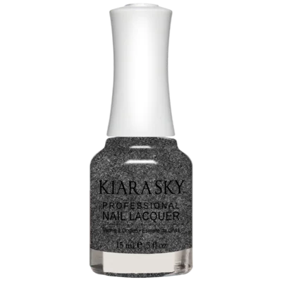 nail polish keep trail-Kiara Sky All-In-One Nail Polish - N5086 LITTLE BLACK DRESS