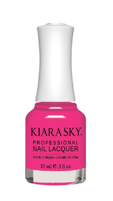 nail polish scroll jacquard-Kiara Sky Nail Lacquer - N626 Pink Passport