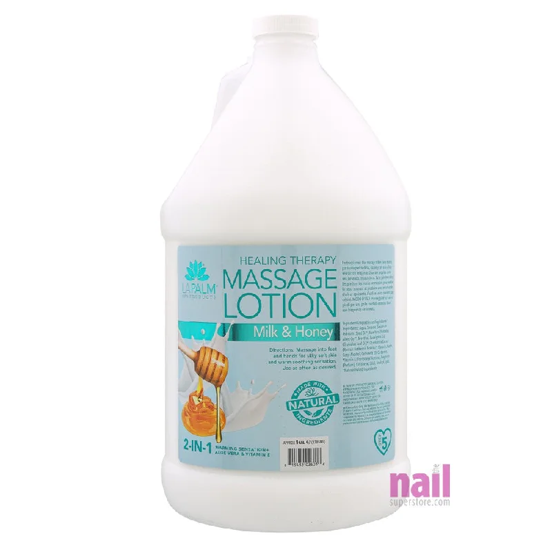 nail repair for nail thickness-La Palm - Healing Therapy Body & Massage Lotion | Milk & Honey - Gallon