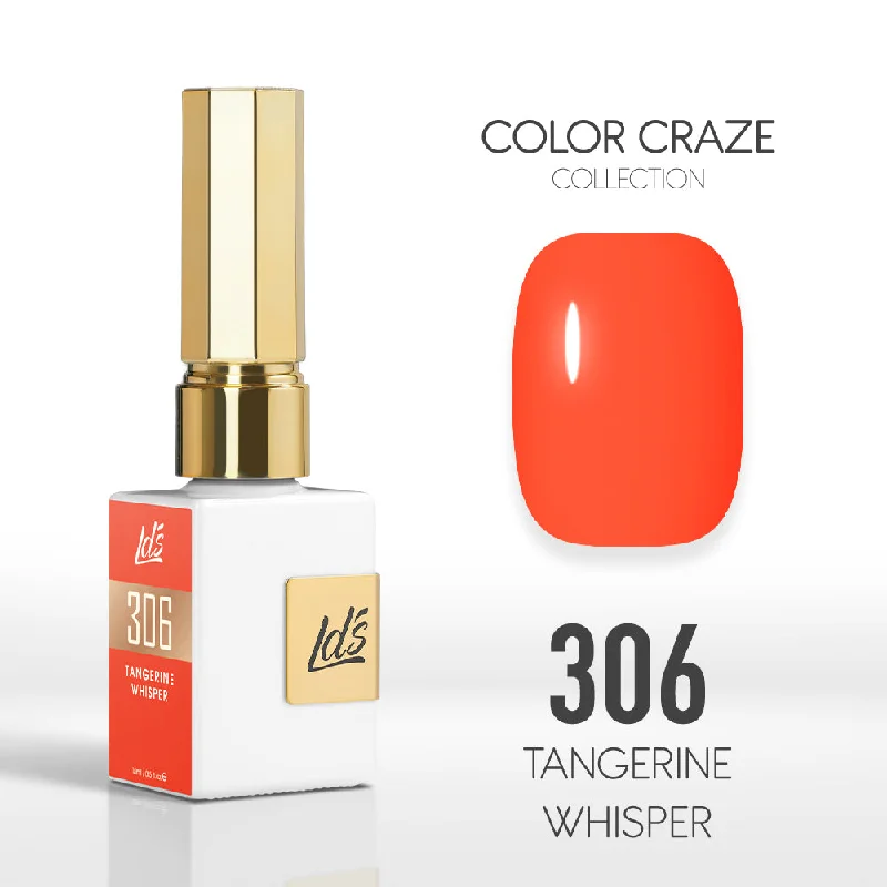 nail polish chimney drill-LDS Color Craze Gel Nail Polish - 306 Tangerine Whisper - 0.5oz