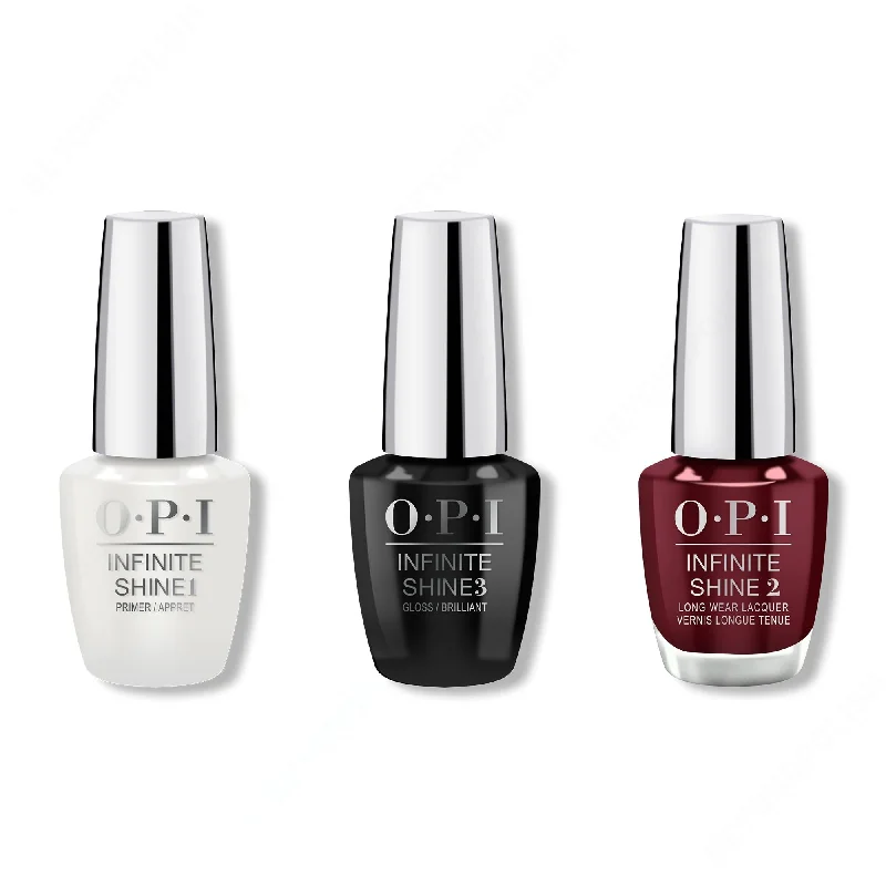 nail polish candle gather-OPI - Infinite Shine Combo - Base, Top & Got The Blues For Red - #ISLW52