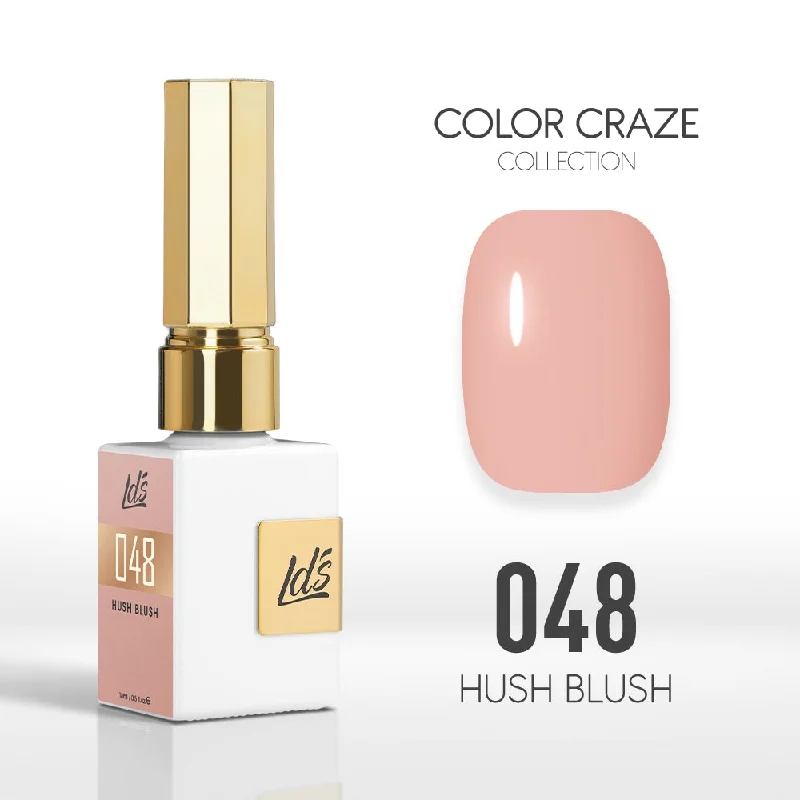 nail polish shower board-LDS Color Craze Gel Nail Polish - 048 Hush Blush - 0.5oz