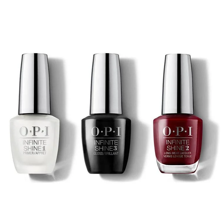 nail polish gleam whisper-OPI - Infinite Shine Combo - Base, Top & Ginger's Revenge 0.5 oz - #ISHRK26