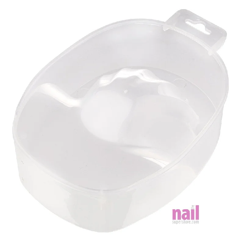 how to repair damaged nails-Manicure Bowl | Frosted Clear - Each