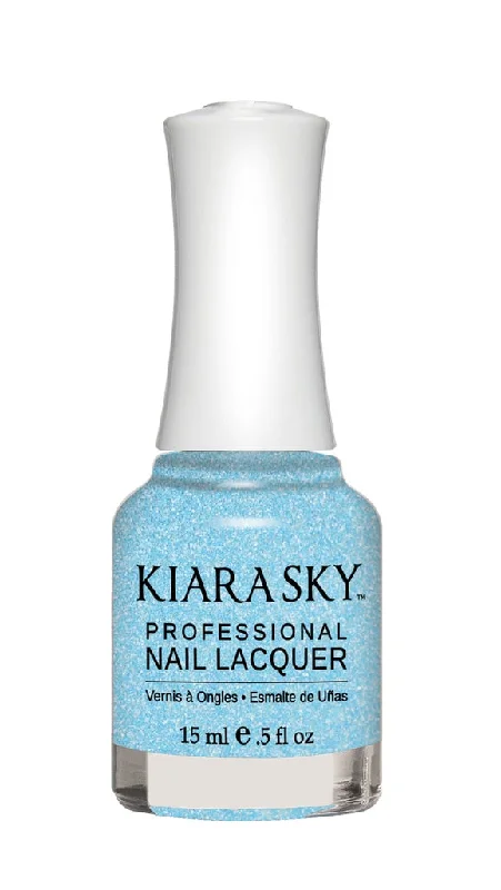 nail polish shimmer hush-Kiara Sky Nail Lacquer - N463 Serene Sky