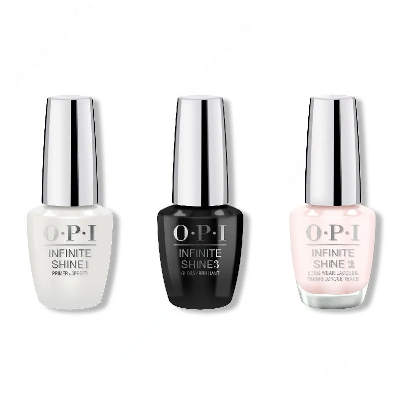 nail polish quill embroidery-OPI - Infinite Shine Combo - Base, Top & It's Pink P.M. - #ISL62