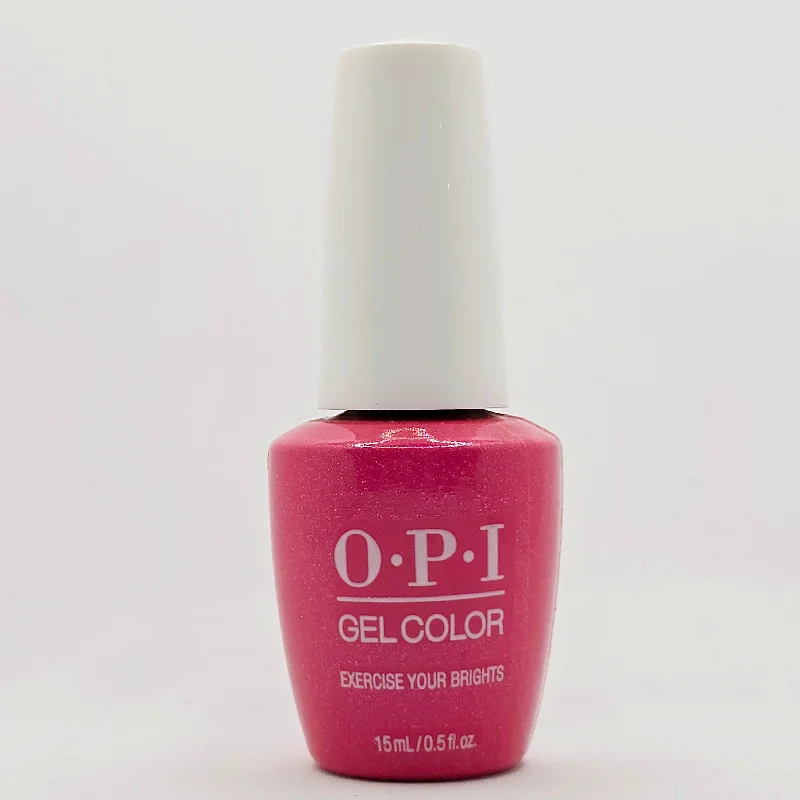 nail repair salon near me-OPI Gel Colour GC B003 - EXERCISE YOUR BRIGHTS