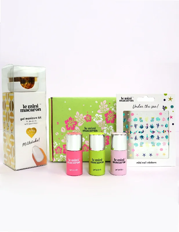 nail repair with strengthening gel-Island Breeze & Milkshake Kit Bundle