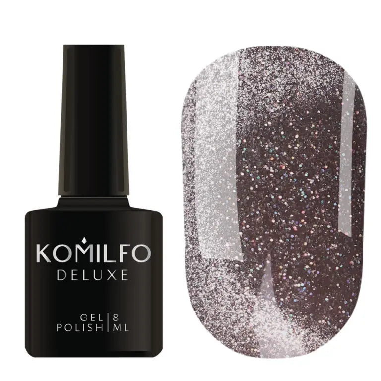 nail repair for bitten nails-Komilfo Gel Polish Luminous Cat Eye 003 8 ml