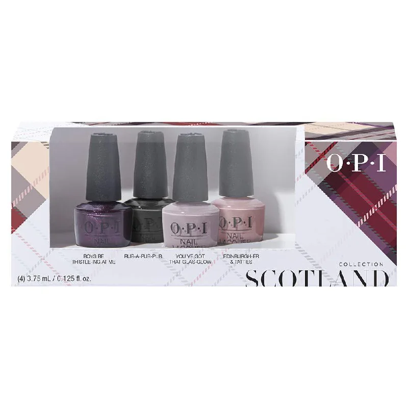 nail polish emblem argyle-OPI Nail Lacquer - Scotland Nail Lacquer 4PC Mini Pack