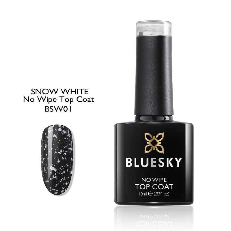 nail polish sleet scaffold-Basics | No Wipe Smart Top Coat - Snow White