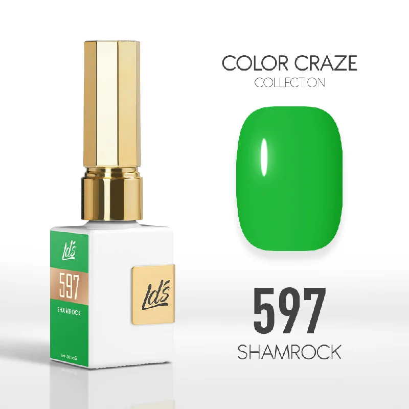 nail polish ripple canvas-LDS Color Craze Gel Nail Polish -  597 Shamrock - 0.5oz