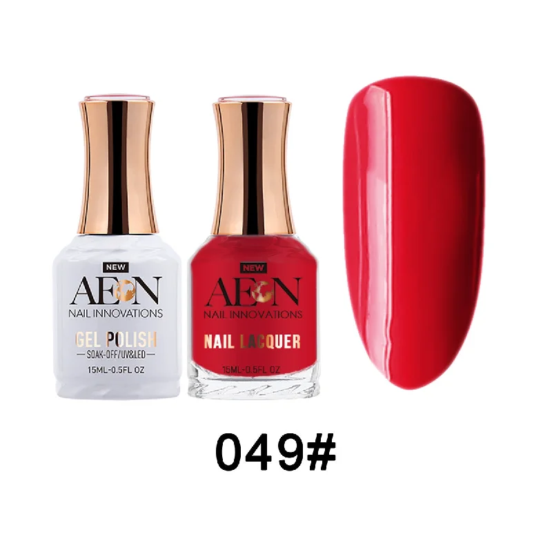 nail polish column wax-Aeon Gel & Lacquer - Candy Apples  - #49