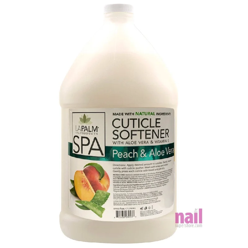 nail repair with nail fortifier-La Palm - Cuticle Softener | Peach - Gallon