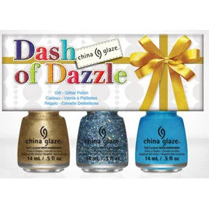 nail polish tower chalice-Dash of Dazzle 3 Pack China Glaze Nail Varnish