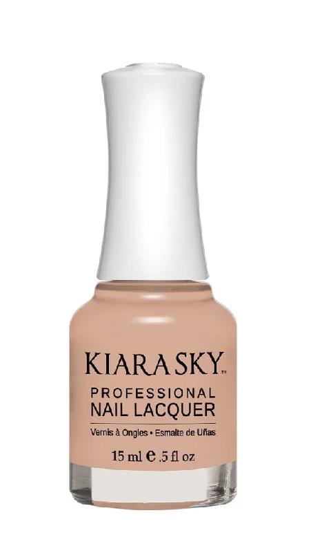 nail polish shield floral-Kiara Sky Nail Lacquer - N403 Bare With Me