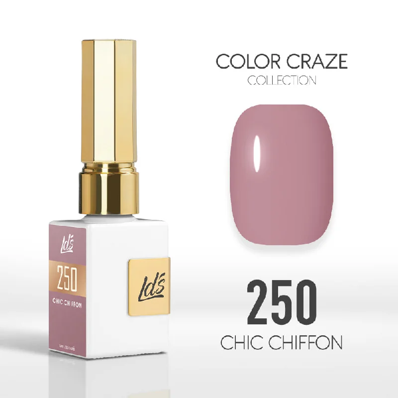 nail polish tone wick-LDS Color Craze Gel Nail Polish - 250 Chic Chiffon - 0.5oz