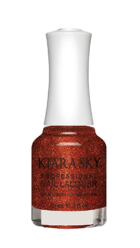 nail polish mug tower-Kiara Sky Nail Lacquer - N457 Frosted Pomegranate